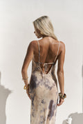 Amelia Strappy Long Beach Dress